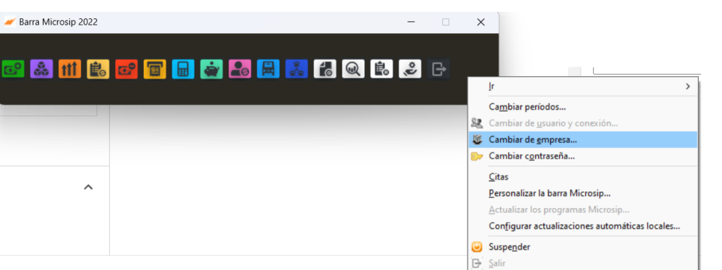 Cambiar De Empresa En Microsip Mayaccess